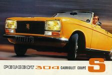 1972 Peugeot 304 Cabriolet S sales brochure