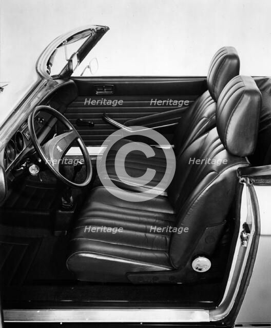 1973 Peugeot 304 Cabriolet S interior Artist: Unknown.