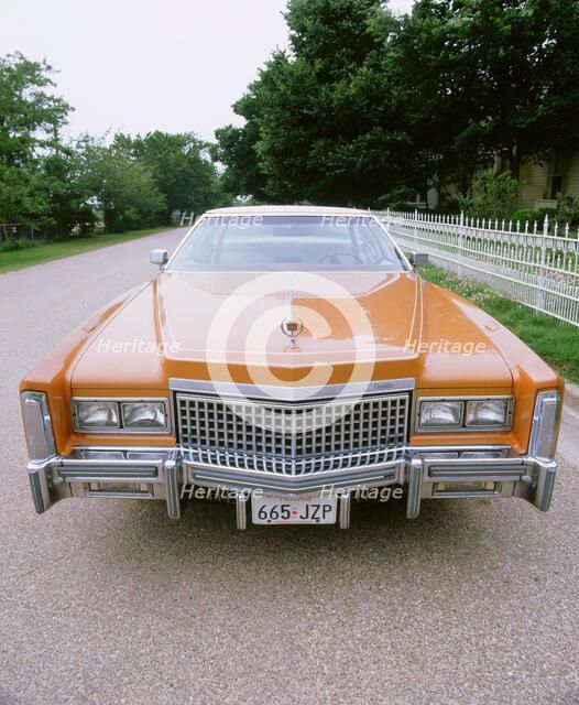 1975 Cadillac Eldorado hardtop coupe. Artist: Unknown.