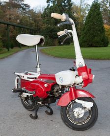 1975 Carnielli fold-up moped. Creator: Unknown