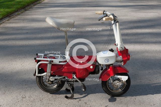 1975 Carnielli fold-up moped. Creator: Unknown.