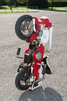 1975 Carnielli fold-up moped. Creator: Unknown