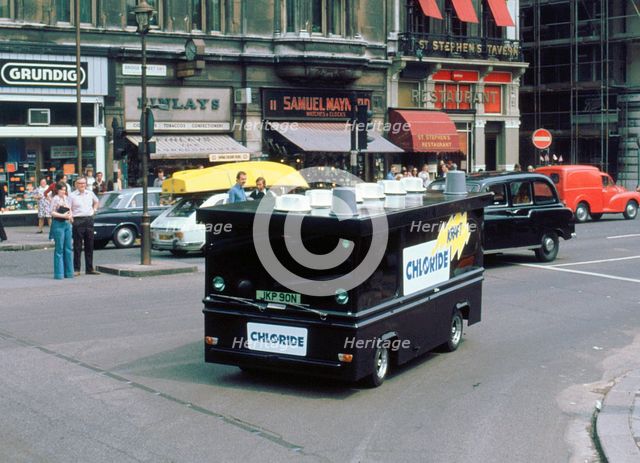 1975 Chloride battery promotional car based on Hillman Imp. Creator: Unknown.