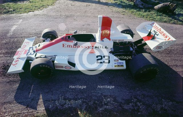 1975 Hill GH2 F1 racing car. Creator: Unknown.