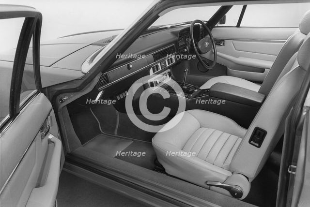 1975 Jaguar XJS interior. Creator: Unknown.