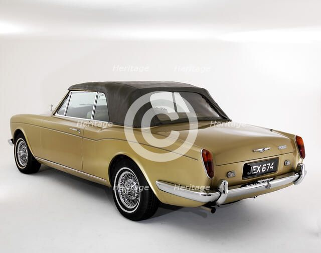 1975 Rolls Royce Corniche convertible. Artist: Unknown.