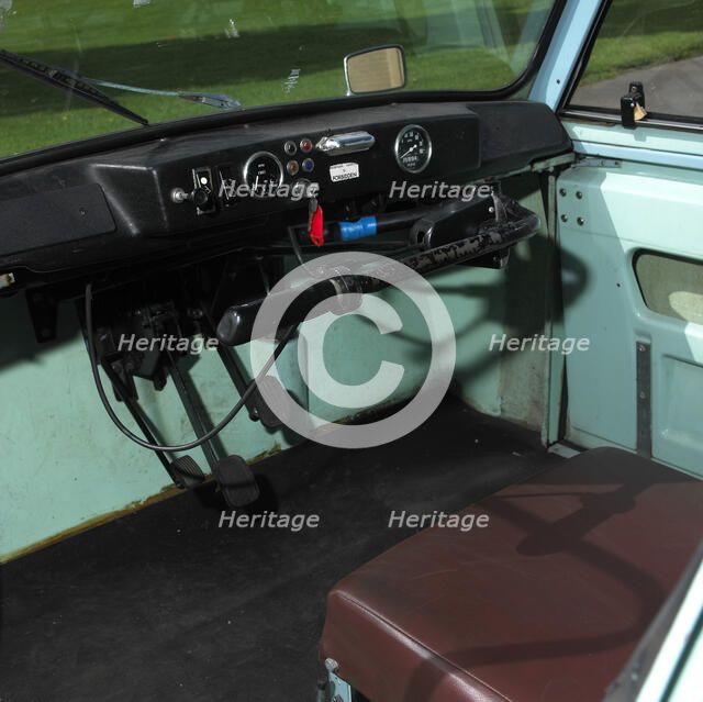 1976 AC model 70 invalid carriage interior. Artist: Unknown.