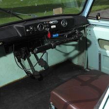 1976 AC model 70 invalid carriage interior