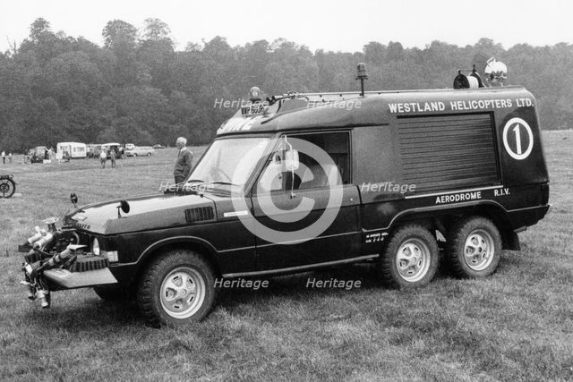 1976 Range Rover Carmichael fire tender. Creator: Unknown.