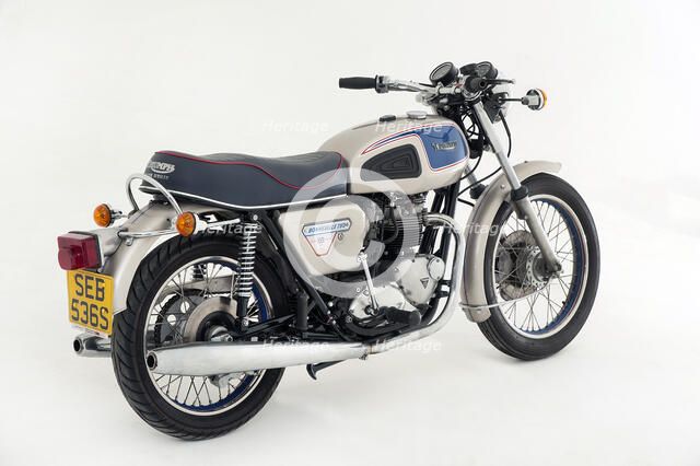 1977 Triumph Bonneville 750 Jubilee Artist: Unknown.