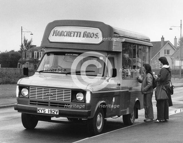 1979 Ford Transit ice-cream van. Creator: Unknown.