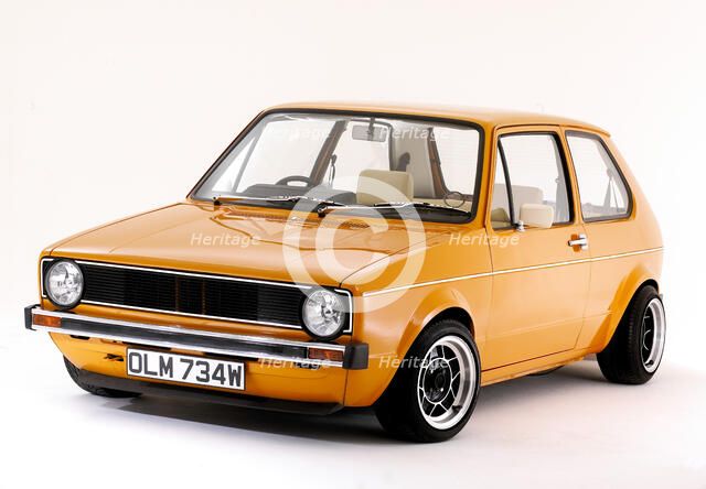 1980 VW Golf MK1. Artist: Unknown.