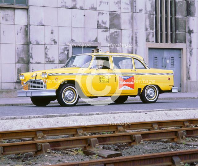1981 Checker a11 taxi cab. Artist: Unknown.