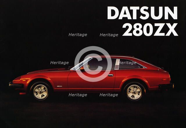 1981 Datsun 280ZX sales brochure Artist: Unknown.
