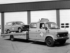 1981 Ford Transit A series cab and vehicle recovery body. Creator: Unknown