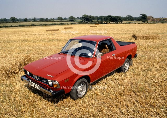 1981 Subaru MV BRAT pickup truck. Creator: Unknown.
