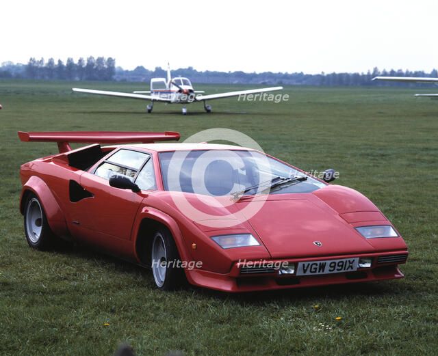 1982 Lamborghini Countach 400. Artist: Unknown.