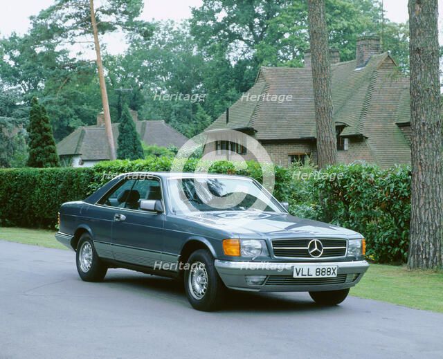1982 Mercedes Benz 500 SEC Coupe. Artist: Unknown.
