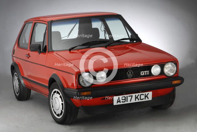 1983 Volkswagen Golf Gti mk1. Artist: Unknown.