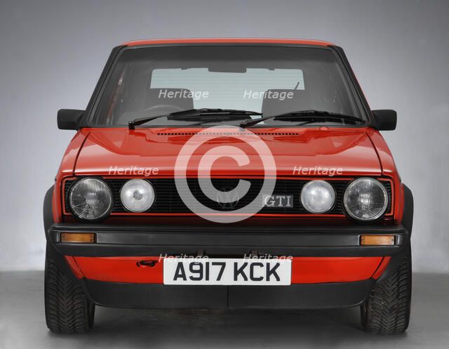 1983 Volkswagen Golf Gti mk1. Artist: Unknown.
