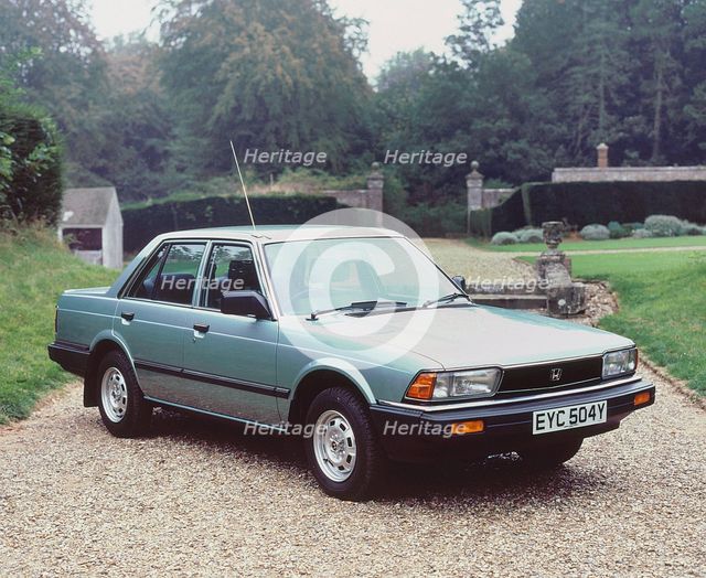 1983 Honda Accord saloon. Creator: Unknown.