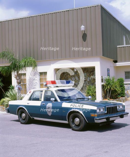 1984 Dodge Diplomat Police car. Artist: Unknown.