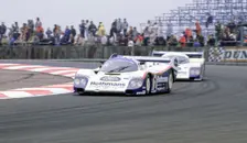 1984 Porsche 962C, Derek Bell/Hans Stuck, Silverstone 1984. Creator: Unknown