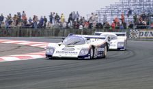 1984 Porsche 962C, Derek Bell/Hans Stuck, Silverstone 1984. Creator: Unknown