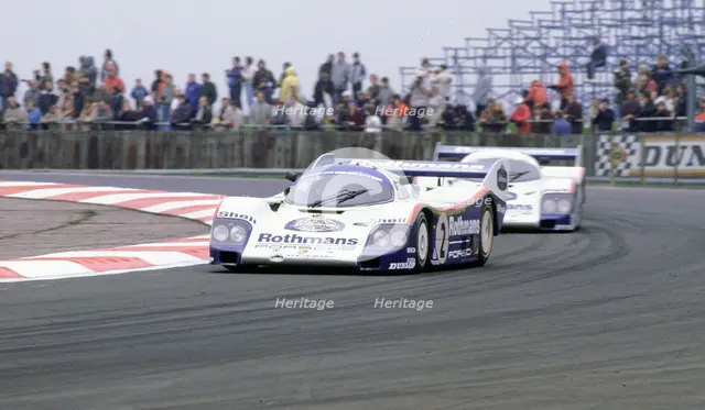 1984 Porsche 962C, Derek Bell/Hans Stuck, Silverstone 1984. Creator: Unknown.