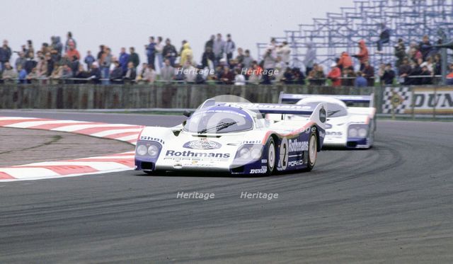 1984 Porsche 962C, Derek Bell/Hans Stuck, Silverstone 1984. Creator: Unknown.