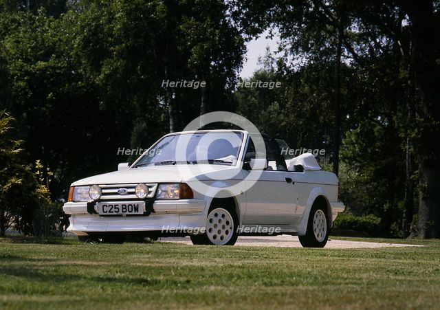 1986 Ford Escort XR3i Cabriolet. Creator: Unknown.