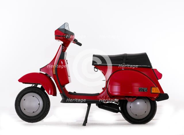 1987 Vespa PX125 T5. Artist: Unknown.