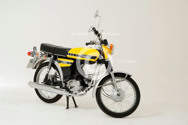 1987 Yamaha FS1E moped. Creator: Unknown.