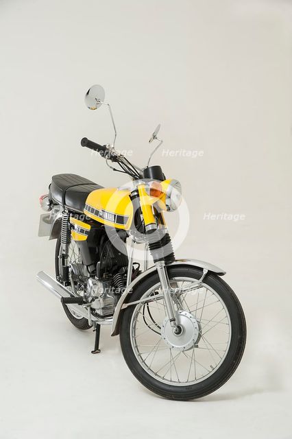 1987 Yamaha FS1E moped. Creator: Unknown.