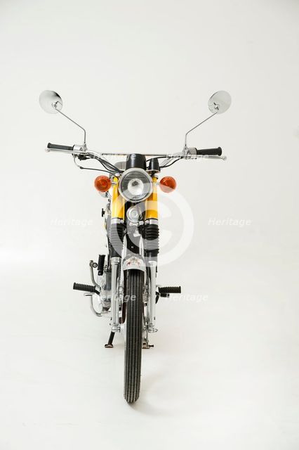 1987 Yamaha FS1E moped. Creator: Unknown.