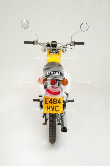 1987 Yamaha FS1E moped. Creator: Unknown.