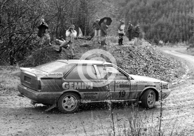 1987 Audi Quattro, David Llewellin, R.A.C. Rally. Creator: Unknown.