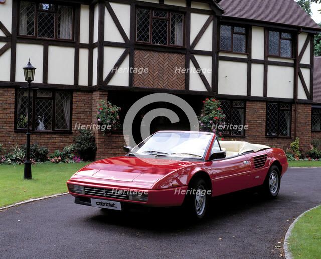 1987 Ferrari Mondial 3.2 cabriolet. Artist: Unknown.
