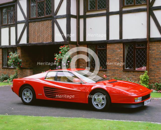 1987 Ferrari Testarossa. Artist: Unknown.