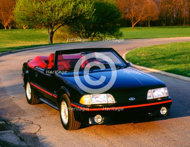 1987 Ford Mustang 5.0 litre GT. Artist: Unknown.