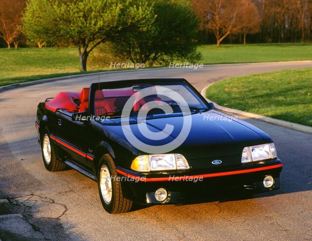 1987 Ford Mustang 5.0 litre GT. Artist: Unknown.