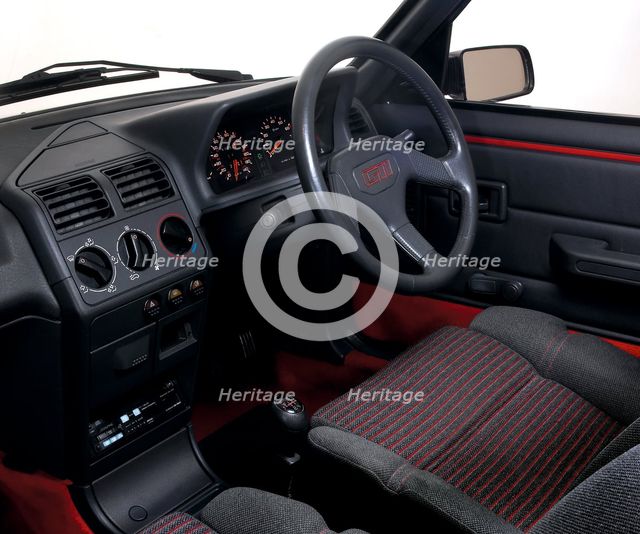 1987 Peugeot 205 GTI 1.6. Artist: Unknown.