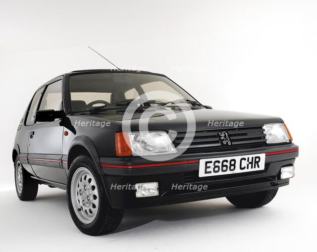 1987 Peugeot 205 GTI 1.6. Artist: Unknown.
