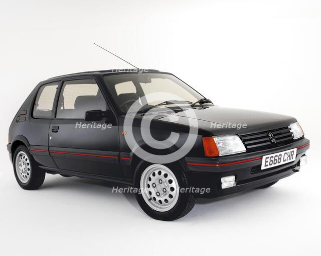 1987 Peugeot 205 GTI 1.6. Artist: Unknown.