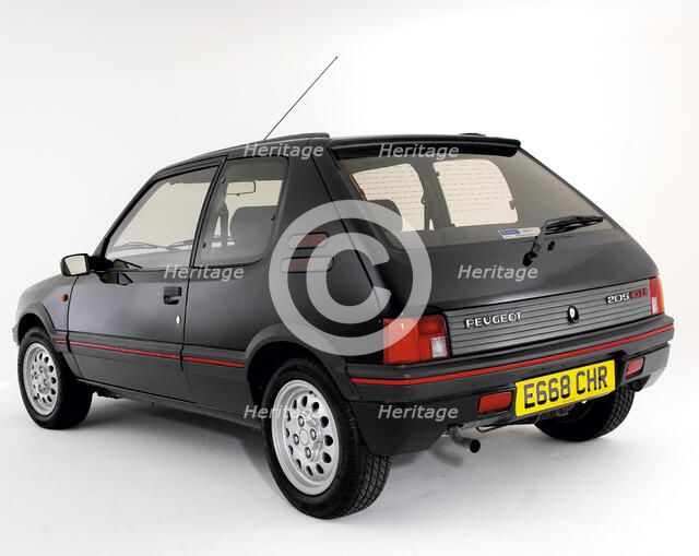 1987 Peugeot 205 GTI 1.6. Artist: Unknown.