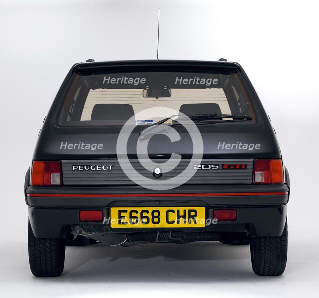 1987 Peugeot 205 GTI 1.6. Artist: Unknown.