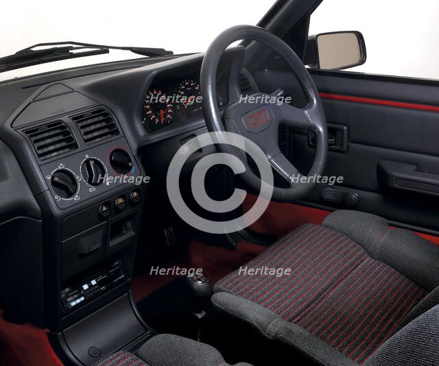 1987 Peugeot 205 GTI 1.6. Artist: Unknown.