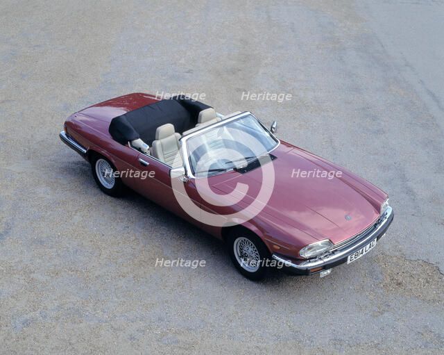 1988 Jaguar XJS V12 convertible. Artist: Unknown.