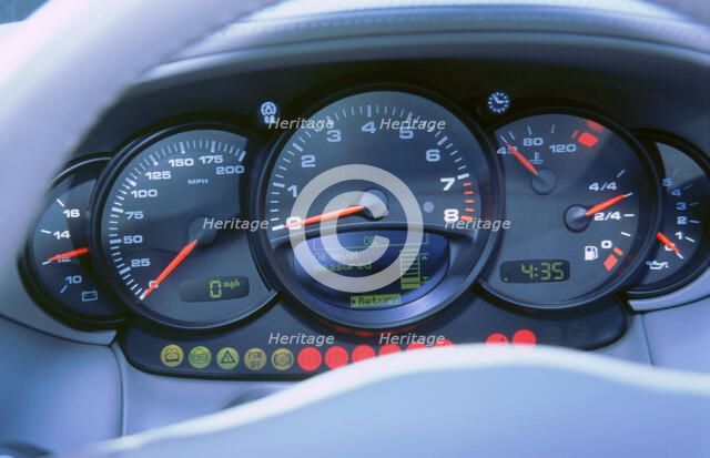 1988 Porsche 959 instrument panel. Artist: Unknown.