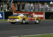 1988 Renault Alpine GTA V6 Elf Turbo at Silverstone, Europa Cup round 4. Creator: Unknown